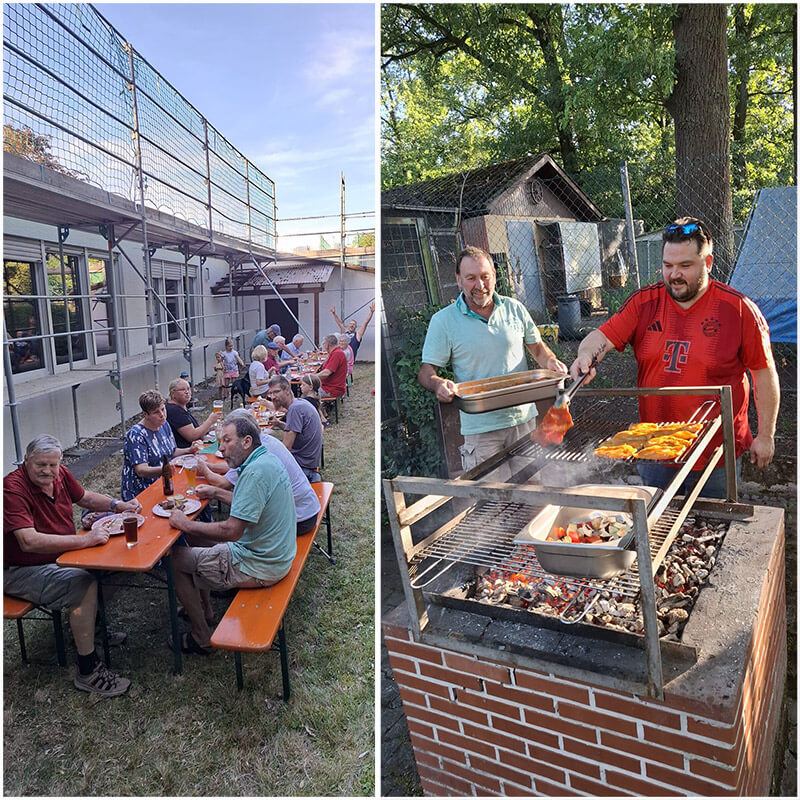 Leckeres Essen beim Grillfest